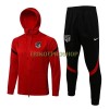 Atlético Madrid Hooded Trainingsjacke 2022-23 Rote Für Herren